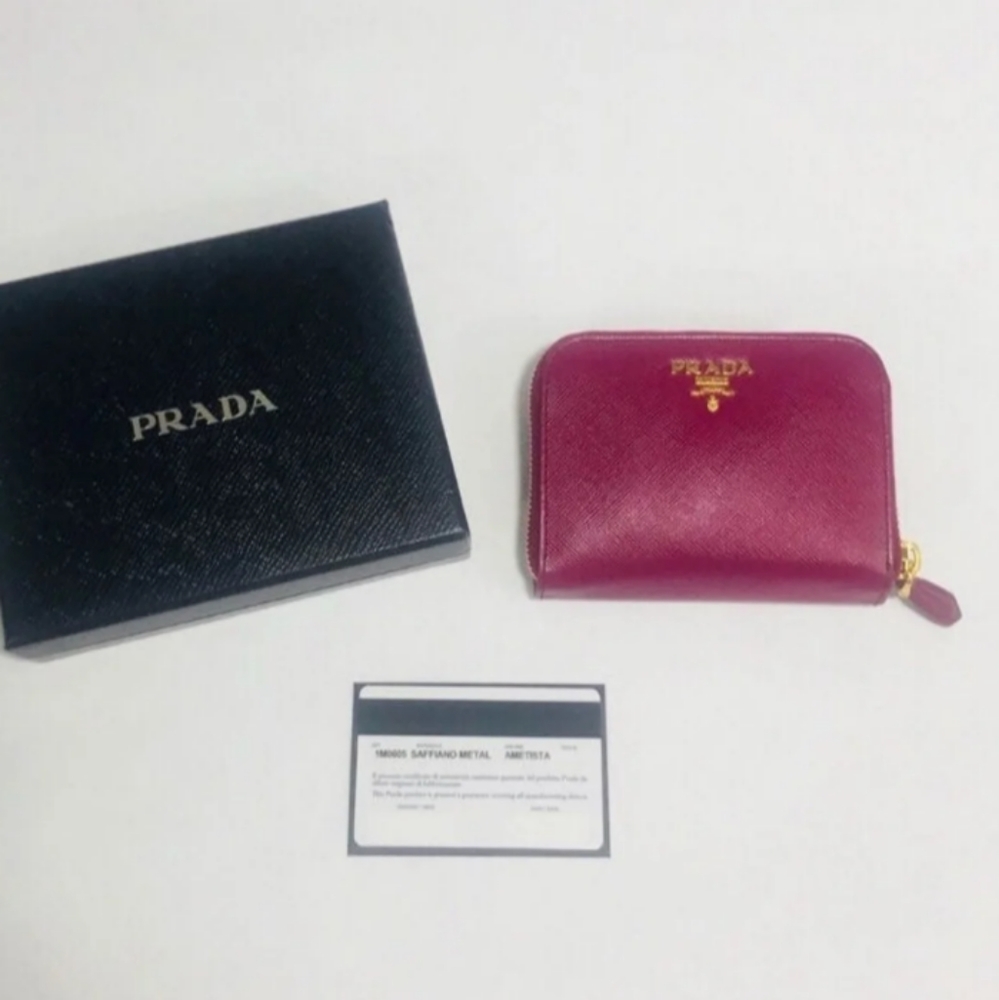 New Prada Wallet in Ametista